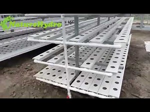 Hydroponic NFT Grow System Greenhouse Project