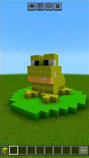 Frog 🐸 Statue #minecraft