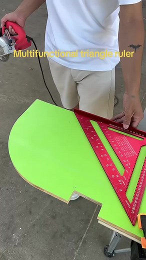 Multifunctional Triangle Ruler for Woodworking and Cutting | Tools and Hardware