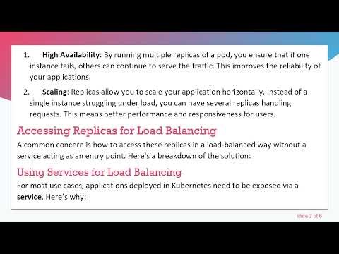 Understanding the Role of Replicas in Kubernetes Deployments