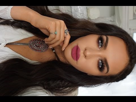 BOHO CHIC Makeup & Hair Tutorial | Carli Bybel