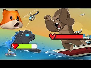 Baby Godzilla Vs Kong Epic Fight Reaction !