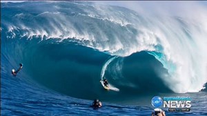 WATCH: It's the heaviest wave in Western Australia.. 'The Right'.. off the coast of Denmark is notorious for it's gnarly once-a-year monster waves. #TenSport | 10 News Perth