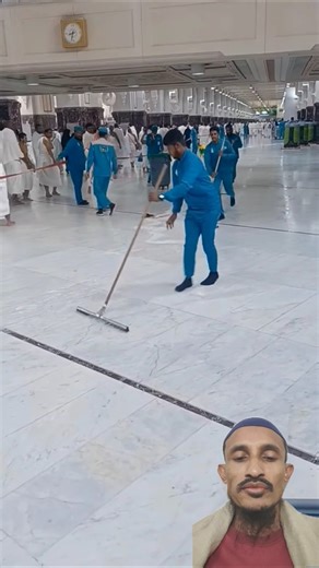 Makkah Working__💖 #cleaning || Muhammad Nabina Songs || #shortvideo