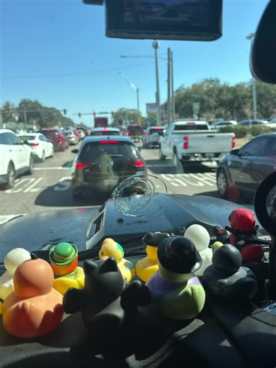 Driving down the road the other day and out of no where I hear a loud boom. I look down and see my windshield cracked.😢 2nd windshield within a year. #cracked #dashcam #jeeplife #jeep #deadpooljeep