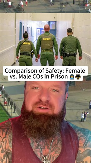 Exploring the dynamics of respect for female correctional officers in prison. Insights reveal that female COs may feel safer and more supported by inmates than male counterparts. What are your thoughts on the treatment of COs? #correctionalofficer #prison #femaleofficers #respect #prisoninsights