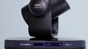 FoMaKo 60fps 4K K820N Live Streaming Conference Camera for Zoom Skype 20x NDI AI Tracking PTZ Camera