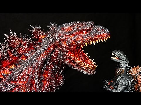 Shin Godzilla Furious Red Figure Review 4K | Omega Beast Ezhobi | How Red Is It Compared to X-Plus?