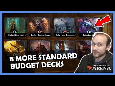 8 More Budget Decks With Optional Upgrades For 2023 | MTG Arena Standard Beginner Deck Guide