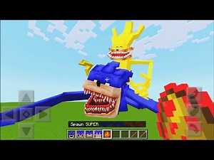 ADDON NEW Shin Sonic vs OLD Shin Sonic Mod UPDATE in MINECRAFT PE