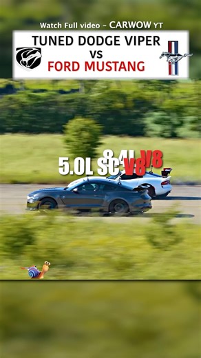 TUNED Dodge Viper vs Ford Mustang — DRAG RACE