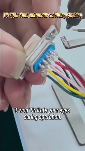 【TR-708S】How This Semi-Auto Soldering Machine Boosts Production Line Efficiency