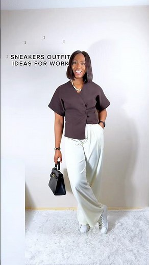Chic Sneakers Outfit Ideas for Work | Stylish & Comfortable Looks for business casual Ladies