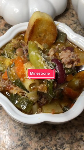 Minestrone Soup with Italian Sausage Recipe