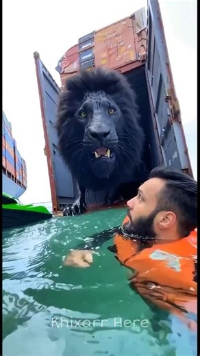 Itna Bara Black Lion 😱
