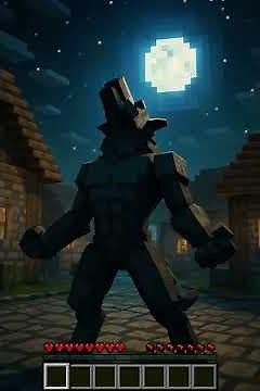 🌙 Full Moon Minecraft Mayhem — Steve Turns Werewolf! 🐺