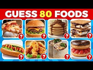 Guess The Food in 3 Seconds 🍕🤔 | 80 Popular Foods & Meals