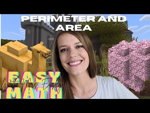 PERIMETER AND AREA [Minecraft Math with 1.20 Update] 3rd Grade Math