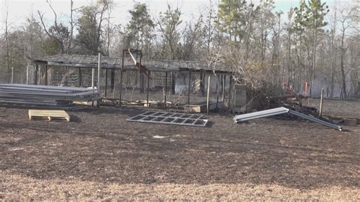 55-acre wildfire near Camden forces homeowners, several fire crews to fight flames