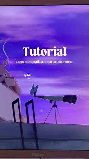 Tutorial para Personalizar o Cursor do Mouse 🖤
