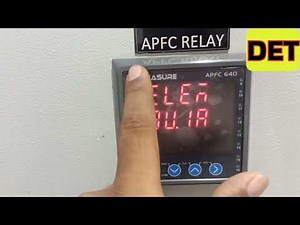 Manual operation by Relay Button ELMEASURE 640 & 440 APFC relay #elmeasure #apfc #powerfactor