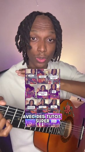 Jouez J'oublie tout de Jul à la guitare facilement