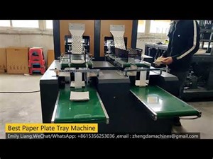 Best disposable paper dish machine , one Time paper plate forming machine