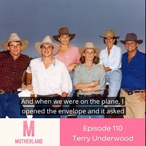 TOMORROW on Motherland 💗 Best-selling author Terry Underwood was an 18 year old nurse when she met her future husband John. This is an epic long distance love story. They wrote letters to each other for five years before marrying and starting a family. They literally built their station in the Northern Territory from scratch, brick by brick, and raised and educated their children there. While their photos show their four kids... They actually had five. Their first son Martin, dubbed their 'litt