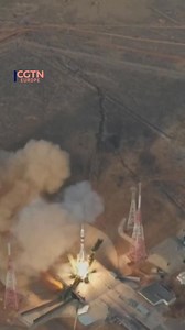 83K views · 2.1K reactions | A Russian Soyuz MS-28 spacecraft blasted off for the International Space Station with two Russian cosmonauts and one NASA astronaut on board. After lift-off, the Soyuz was scheduled to orbit the Earth twice before performing an automated docking with the ISS Rassvet module. #iss #internationaspacestation #cosmonaut #astronaut #space #nasa | CGTNEurope | Facebook