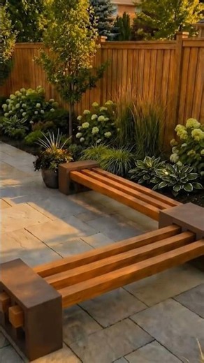 $50 Cinder Block & Wood Bench Transforms This Backyard ✨ | Resin Dreaming