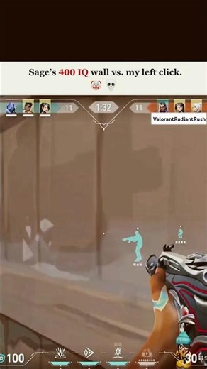 SAGE 400 IQ WALL VS ME 💀
