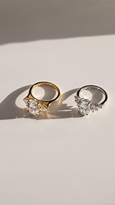 It’s just giving classy✨ #engagementring #smallrings #diamondring #proposal #unique | Flawless Fine Jewellery