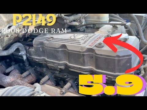 How to fix P2149 | 2006 Dodge Ram 2500 5.9 with P2149 code | Replacing valve cover gasket Dodge 5.9
