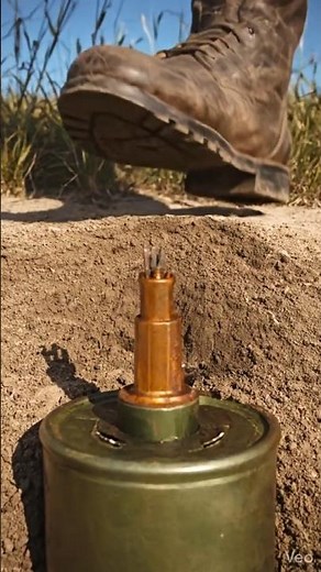 How a Landmine Actually Works 💣 #2thetruth #3d #thetruth #ancientengineering