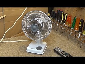 Clean, Service and Repair Windmere 7" Oscillating Fan Model DF-7