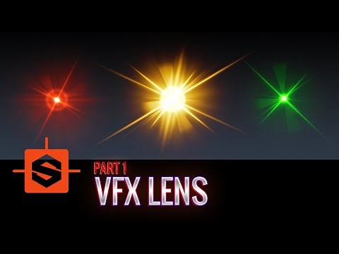 How to Realtime - VFX / Lens Textures TUTORIAL PART 1 Using Substance Designer