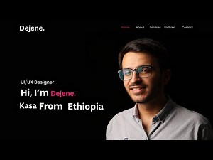 1 Hour HTML & CSS Portfolio Website Design for Afan Oromoo Speakers