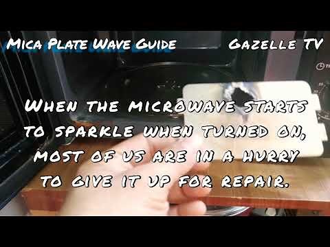 How to replace mica plate for microwave oven | how to fix mica plate wave giude for microwave