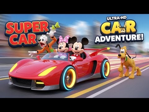 Mickey & Minnie Super Car Adventure 🚗⚡ | Mickey Mouse and Friends | Kids Cartoon