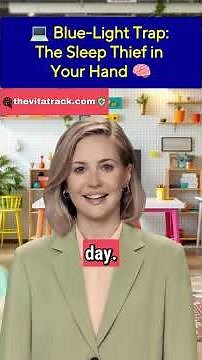 Blue-Light Trap: Your Brain’s Sleep Thief 📱🌙⚠️