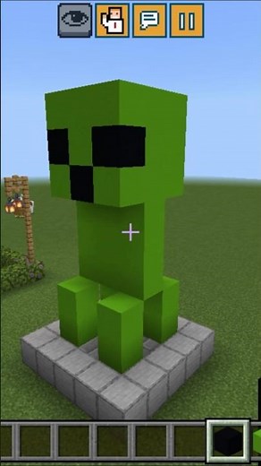 Minecraft tutorial | creeper statue |