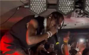 Travis Scott在罗马Utopia私人after party上炸裂表演Fein 太炸了