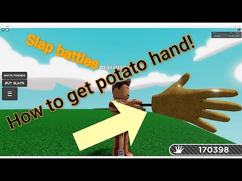 How to get the potato hand. (Roblox Slap Battles)