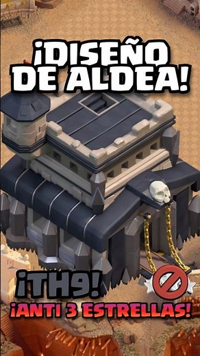 🌟 ¡EL MEJOR DISEÑO DE ALDEA ANTI 3 ESTRELLAS DE TH9! | AYUNTAMIENTO 9 CLASH OF CLANS