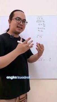 Cara Menentukan Nilai Akar Tanpa Kalkulator menggunakan metode local linear approximation #maths