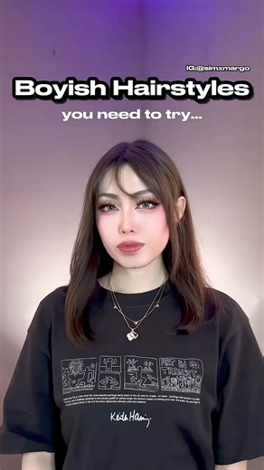 Pogi ba? Boyish Hairstyle Ideas🖤 (instagram:@simxmargo) #fypシ #fyp #foryou #viral #hairstyle #hair #boyish #ideas | Simone Marie Golez