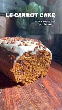 CARROT CAKE / Without butter and without refined sugar