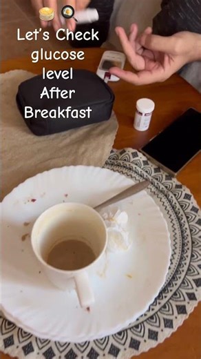 Let’s check glucose level after breakfast || comparing glucose levels 2 types of system
