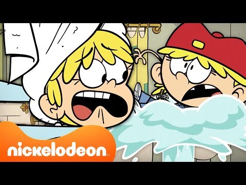 Loud House | ¡Los momentos más caóticos en el baño de la familia Loud! 🛀 | Compilación