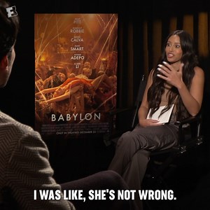 15 reactions | Wanna hear about that one time Margot Robbie fought a snake? Yeah we thought so. That's why we asked her and Brad Pitt about it in our exclusive interview for #Babylon, which is now available on Vudu! Watch here  —> fandan.co/WatchBabylon | Fandango at Home | Facebook